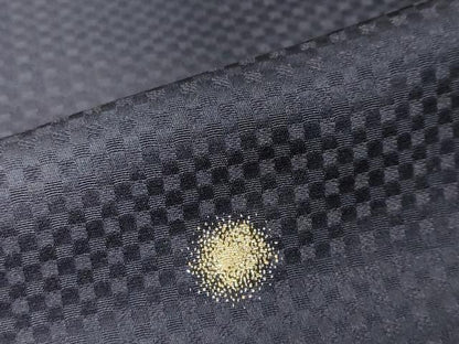 平和屋着物●上質な小紋　丸文　暈し染め　金彩　正絹　逸品　DABF1909ud