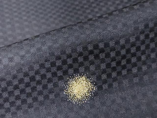平和屋着物●上質な小紋　丸文　暈し染め　金彩　正絹　逸品　DABF1909ud