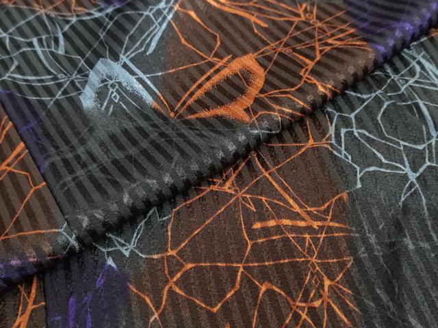 平和屋着物●上質な小紋　作家物　舞蝶文　やまと誂製　正絹　逸品　DABF1910ud