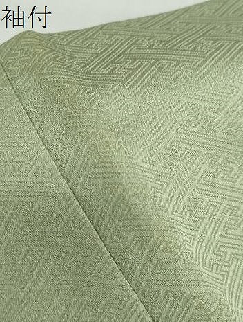 平和屋着物●中国三大刺繍　スワトウ刺繍　汕頭刺繍　訪問着　地紙重ね草花文　暈し染め　金彩　正絹　逸品　DABF1919ud