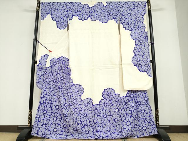 平和屋着物●豪華振袖　総絞り　花尽くし文　正絹　逸品　DABF1920ud
