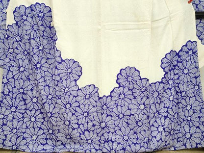 平和屋着物●豪華振袖　総絞り　花尽くし文　正絹　逸品　DABF1920ud