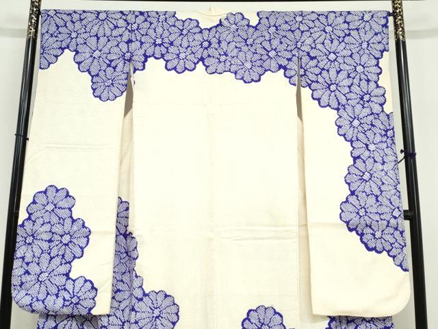 平和屋着物●豪華振袖　総絞り　花尽くし文　正絹　逸品　DABF1920ud