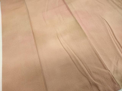 平和屋着物●染色作家　斉藤三才　小紋　霞文　暈し染め　正絹　逸品　DABF1927ud