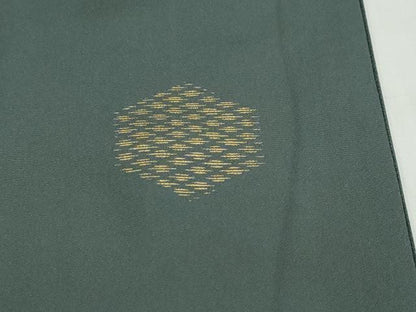 平和屋着物●訪問着　刺繍　亀甲飛鶴文　金彩　正絹　逸品　未使用　DABF1933ud
