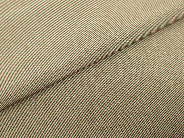 平和屋着物●伝統工芸士　砂川健一　江戸小紋　縞　正絹　逸品　DABF1944ud