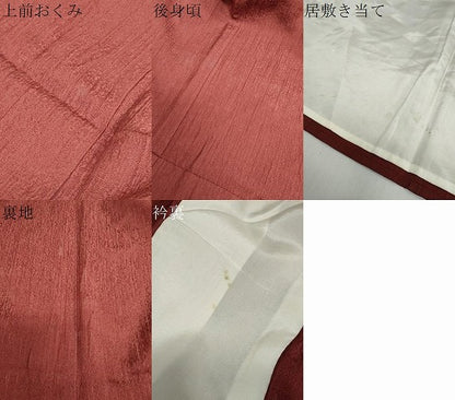 平和屋着物▽訪問着　単衣　絞り　抽象文様　小田急百貨店扱い　正絹　逸品　DABF1992ud