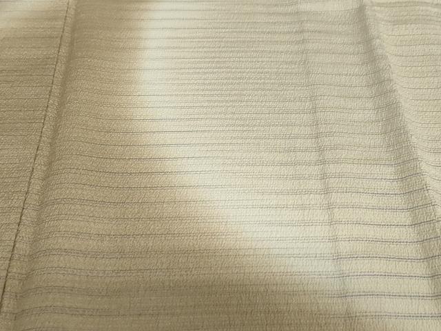 平和屋着物▽本塩沢　やまだ織　訪問着　染色作家　桐村博　単衣　やまだ織　霞文　証紙付き　正絹　逸品　DABF1997ud