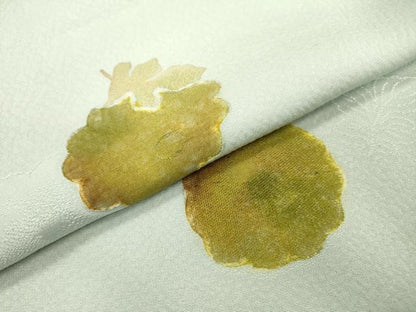 平和屋着物▼上質な小紋 地紋起こし 菊 正絹 逸品 未使用 DABF2001fe