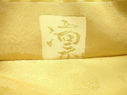 平和屋着物▼六通柄袋帯 凛 正倉院花丸文 金銀糸 反端付き 正絹 逸品 DABF2029fe