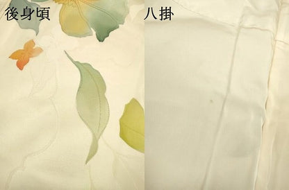 平和屋着物▼上質な小紋 地紋起こし 舞花 正絹 逸品 DABF2051fe