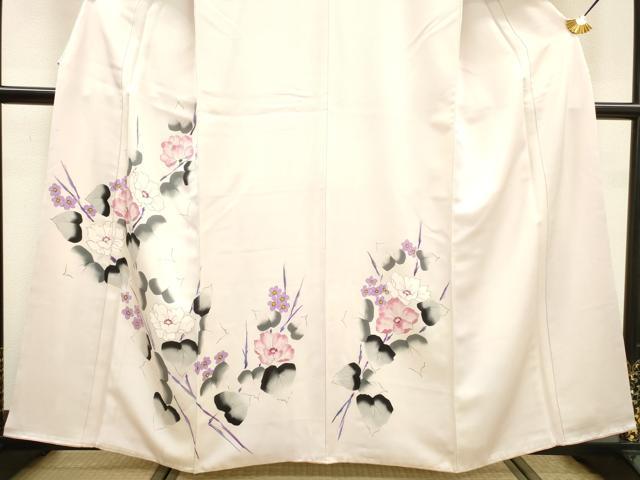 平和屋着物▼訪問着 手描き 枝花 暈し染 正絹 逸品 DABF2084fe