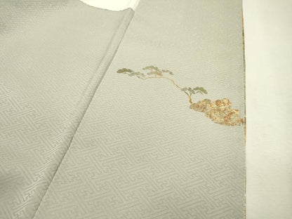 平和屋着物▼訪問着 平安風景 暈し染 金銀彩 正絹 逸品 DABF2117fe