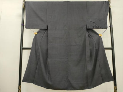 平和屋着物●男性　紬　アンサンブル　霞文　正絹　逸品　DABF2259fe