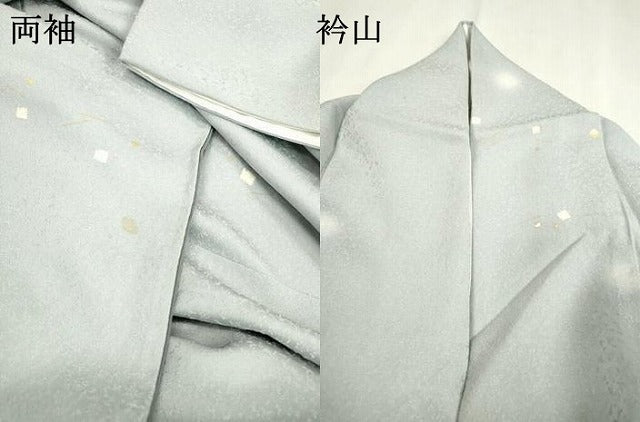 平和屋着物●上質な小紋　箔散らし　蛍暈し　金彩　正絹　逸品　DABF2275fe