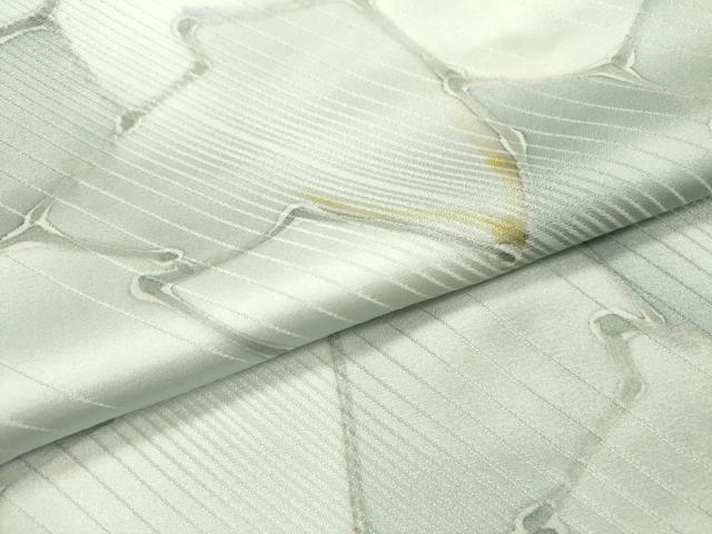 平和屋着物●染色作家　斉藤三才　小紋　石畳文　正絹　逸品　DABF2276fe
