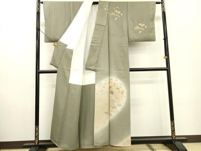 平和屋着物●訪問着　宝尽くし　暈し染　金彩　反端付き　正絹　逸品　DABF2297fe