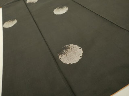 平和屋着物●本場大島紬　9マルキ　地空き　雪輪文　正絹　逸品　DABF2301fe