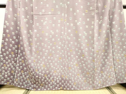 平和屋着物●訪問着　橘　暈し染　正絹　逸品　DABF2306fe
