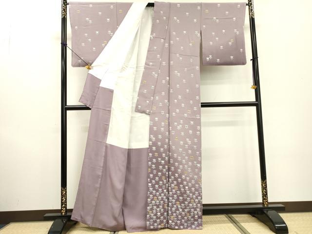 平和屋着物●訪問着　橘　暈し染　正絹　逸品　DABF2306fe
