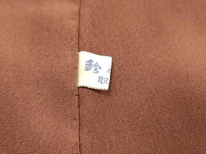 平和屋着物●訪問着　刺繍　枝花　金糸　鬼しぼ縮緬　鈴乃屋扱い　正絹　逸品　未使用　DABF2307fe
