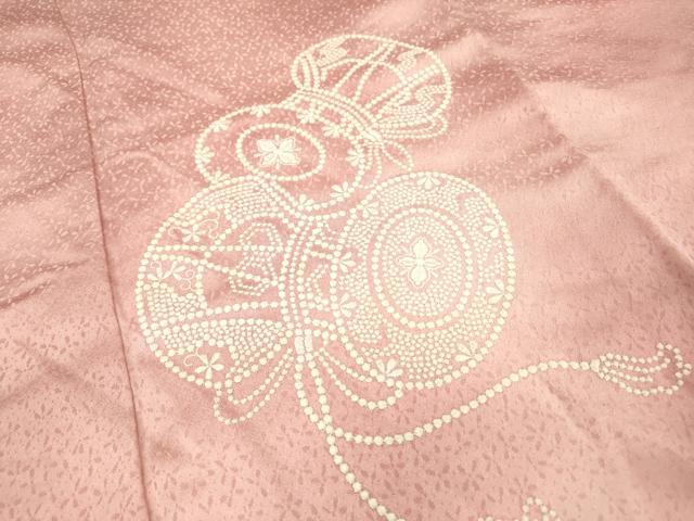 平和屋着物▼色留訪問着　総刺繍　鼓文　暈し染　正絹　逸品　DABF2365fe