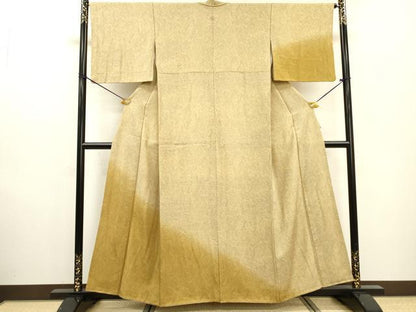 平和屋着物▼訪問着 墨流し文様 暈し染 正絹 逸品 DABF2379fe