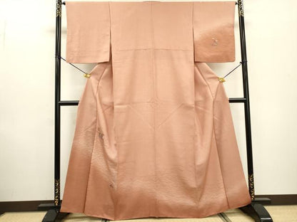 平和屋着物▼訪問着　刺繍　芝花文　暈し染　金彩　正絹　逸品　DABF2381fe