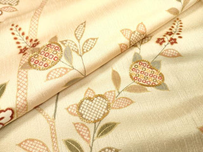 平和屋着物▼訪問着　駒刺繍　橘　暈し染　金彩　正絹　逸品　DABF2382fe