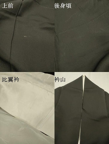 平和屋着物▼中国三大刺繍　相良刺繍　黒留袖　駒刺繍　向かい鳥花唐草文　暈し染　金彩　正絹　逸品　DABF2398fe