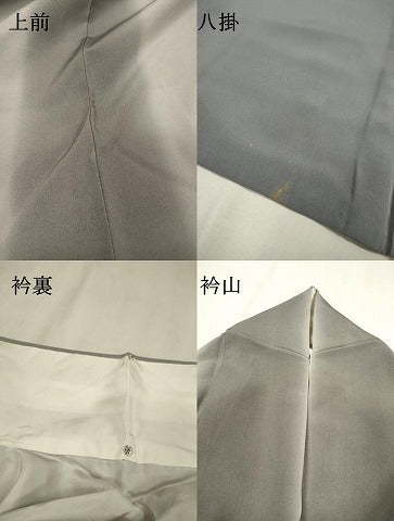 平和屋着物▼上質な小紋　間道　暈し染　正絹　逸品　DABF2408fe