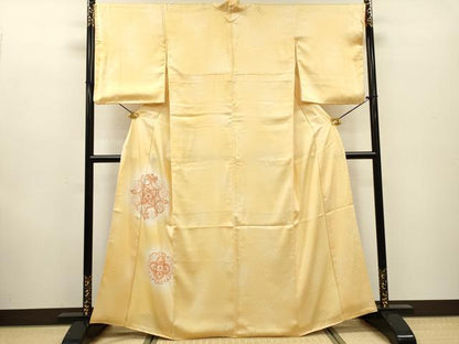 平和屋着物▼中国三大刺繍 相良刺繍 総刺繍 色留訪問着 正倉院 暈し染 正絹 逸品 DABF2424fe
