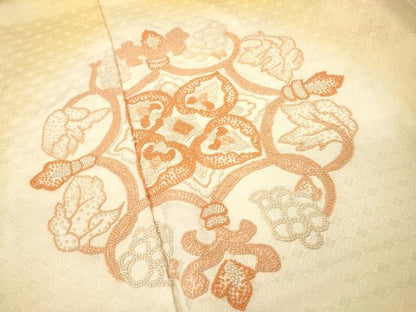 平和屋着物▼中国三大刺繍 相良刺繍 総刺繍 色留訪問着 正倉院 暈し染 正絹 逸品 DABF2424fe