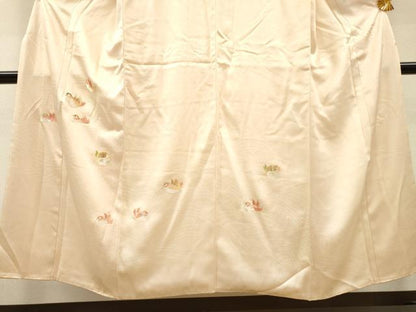 平和屋着物▼訪問着 総刺繍 鴛鴦 正絹 逸品 DABF2429fe
