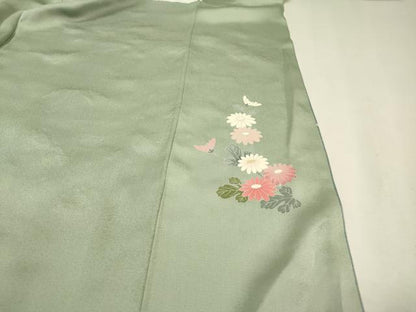 平和屋着物▼中国三大刺繍 相良刺繍 訪問着 花松文 暈し染 金彩 ますいわ屋扱い 正絹 逸品 DABF2434fe
