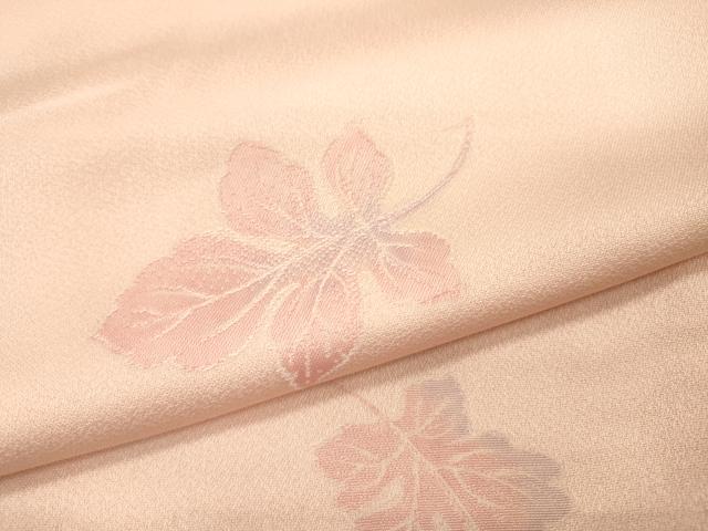 平和屋着物▼上質な小紋 地紋起こし 絞り 舞葉文 正絹 逸品 DABF2476fe