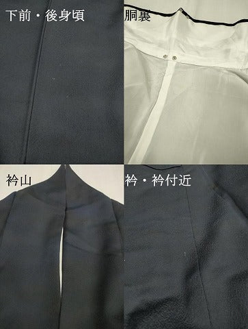 平和屋着物▼上質な小紋 霞文 暈し染 正絹 逸品 DABF2489fe