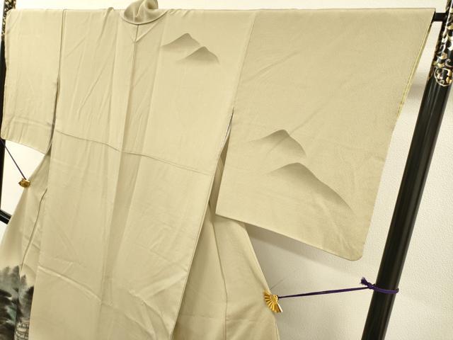 平和屋着物▼訪問着 作家物 手描き 金閣寺 暈し染 金彩 正絹 逸品 DABF2511fe