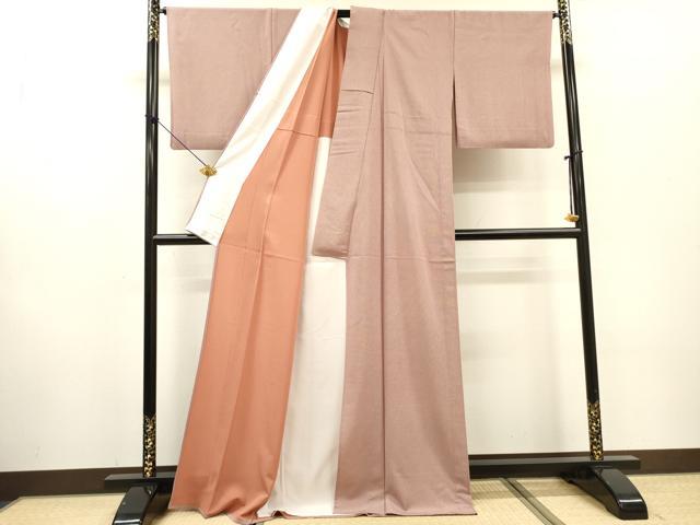 平和屋着物▽江戸小紋　単衣　角通し　正絹　逸品　DABF2531fe