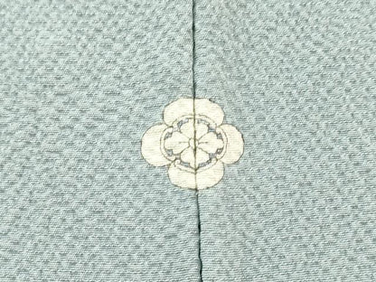 平和屋着物▽上質な色無地　単衣　秘色色　正絹　逸品　DABF2536fe