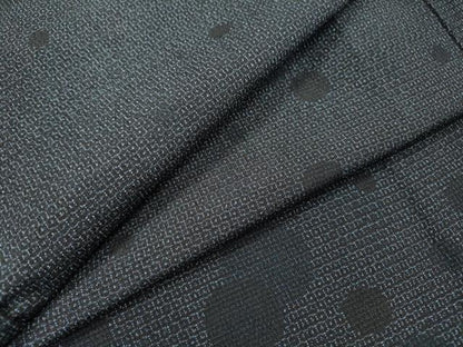 平和屋着物▽本塩沢　訪問着　単衣　110亀甲　丸文　正絹　逸品　DABF2542fe