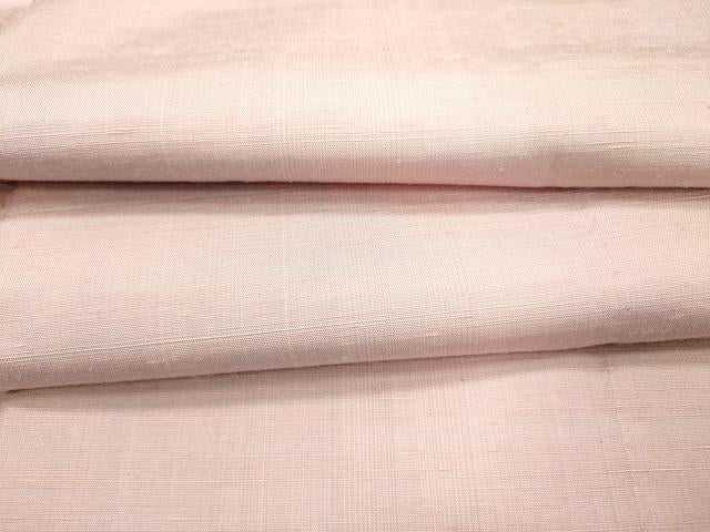 平和屋着物▽紅花紬　米沢　単衣　間道　正絹　逸品　DABF2548fe