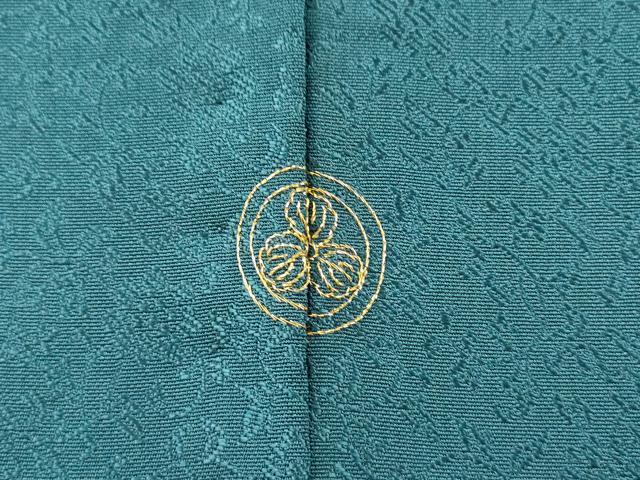 平和屋着物▽豪華色留袖　単衣　総刺繍　花唐草地紋　雪輪花文　金糸　正絹　逸品　DABF2555fe