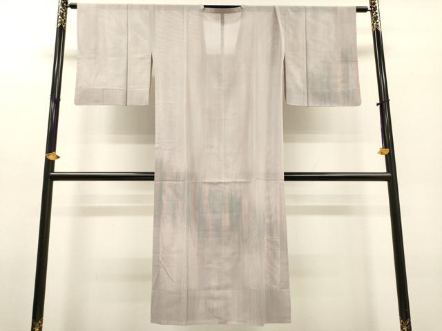平和屋着物▽道行コート　スリーシーズン　春夏秋　塵除け　霞文　ロング丈　正絹　逸品　DABF2561fe