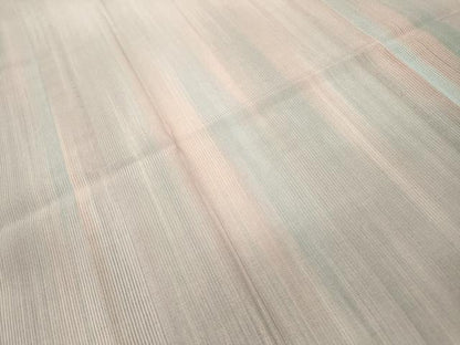 平和屋着物▽道行コート　スリーシーズン　春夏秋　塵除け　霞文　ロング丈　正絹　逸品　DABF2561fe