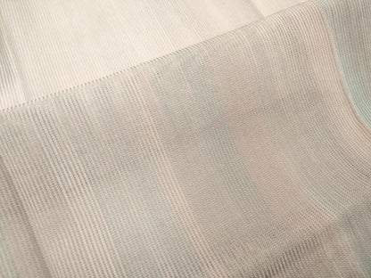 平和屋着物▽道行コート　スリーシーズン　春夏秋　塵除け　霞文　ロング丈　正絹　逸品　DABF2561fe