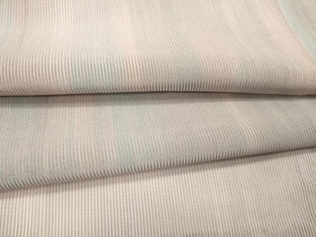 平和屋着物▽道行コート　スリーシーズン　春夏秋　塵除け　霞文　ロング丈　正絹　逸品　DABF2561fe