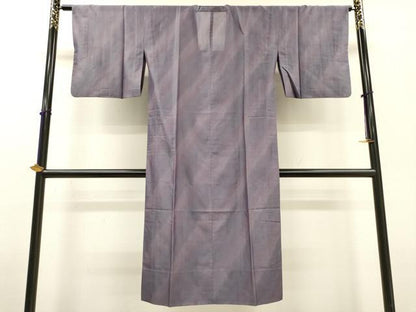 平和屋着物▽道行コート　スリーシーズン　春夏秋　塵除け　霞文　ロング丈　正絹　逸品　DABF2563fe