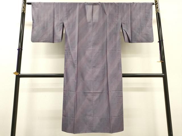 平和屋着物▽道行コート　スリーシーズン　春夏秋　塵除け　霞文　ロング丈　正絹　逸品　DABF2563fe