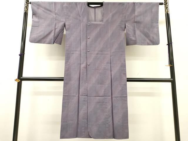 平和屋着物▽道行コート　スリーシーズン　春夏秋　塵除け　霞文　ロング丈　正絹　逸品　DABF2563fe